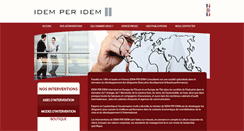 Desktop Screenshot of idem-per-idem.com